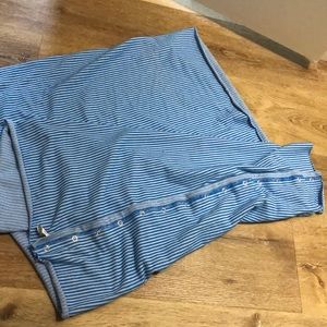 Lululemon Striped blue scarf/wrap.Great condition